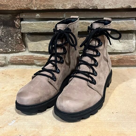 Sorel Lennox Lace Up Waterproof Leather Boot